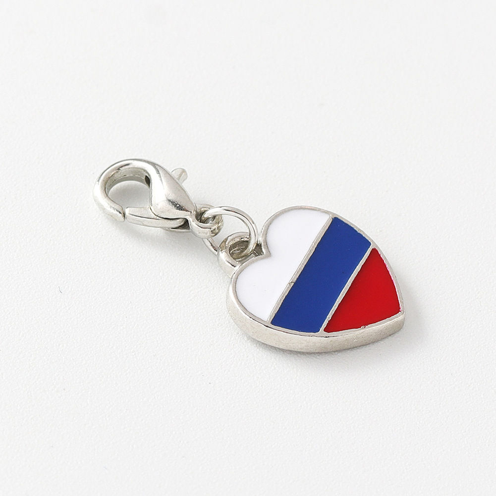 5g Weight Pendant Jewelry Making Type DIY Jewelry Accessories Classification 1 Piece Quantity Zinc alloy Material American Flag Pattern Enamel Design Simple Style, Classic Style Style 1 Piece Zinc Alloy American Flag Pendant 无