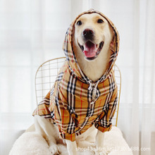 拉布拉多衣服潮牌狗狗衣服大型犬金毛萨摩耶春夏衣服防掉毛衣服