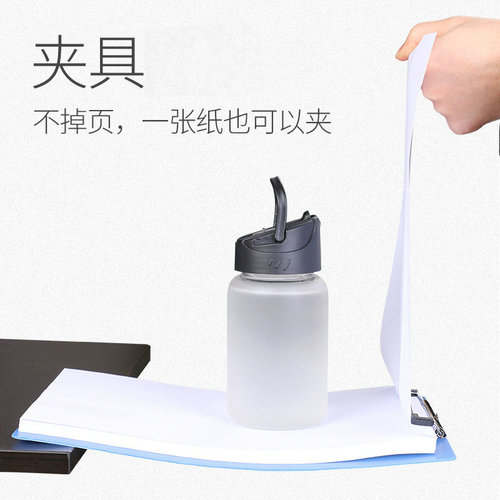 A4 file clipboard transparent writing board office pad menu copy board clip A5 handout writing folder wholesale