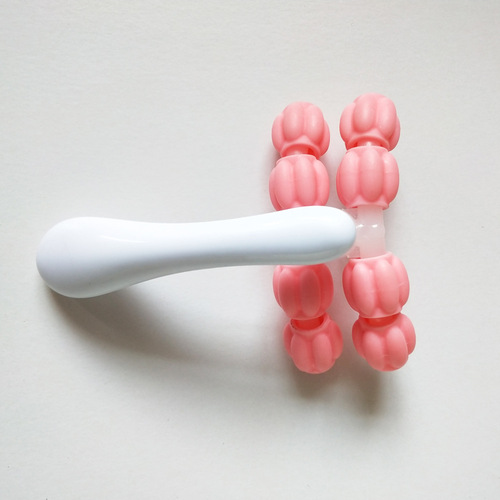 Y-shaped 8-bead massager shoulder and neck muscle relaxation slim roller hand massage roller yoga fitness calf neck arm