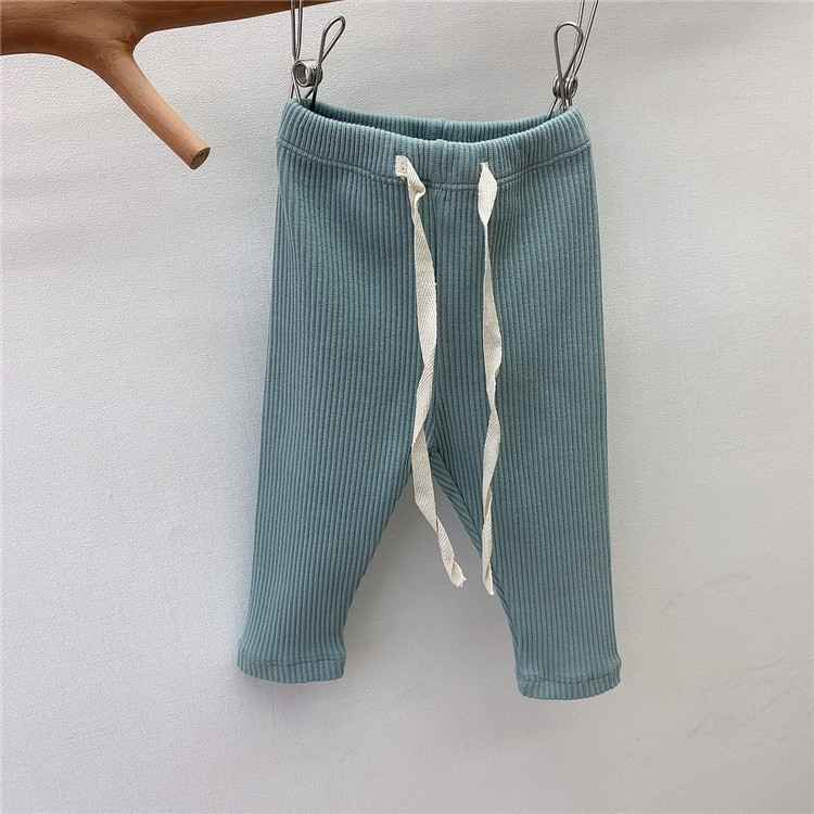 [Privacy New 7778] Niños de algodón sólido primavera y otoño leggings delgados ropa de primavera de niñas un envío gratuito