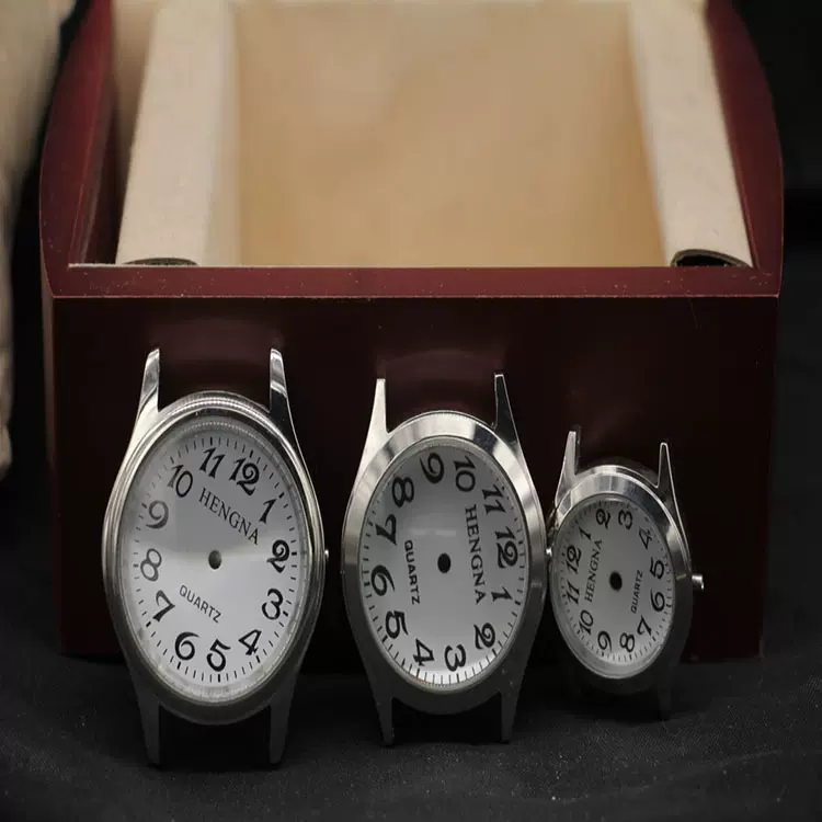 亨纳不锈钢罗宝石英各式表壳 装2035机芯