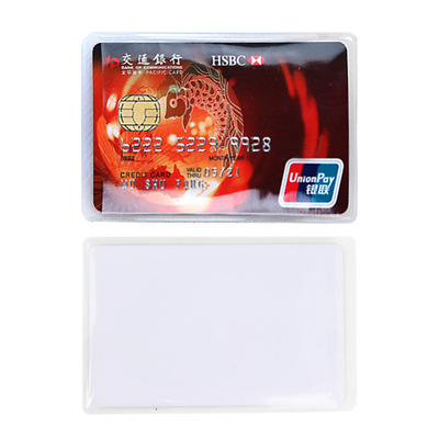 塑料透明防磁银行卡套 身份证IC卡套 多功能卡套|ru
