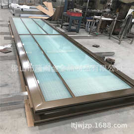 不锈钢玻璃屏风 酒店玄关隔断不锈钢屏风厂家 玻璃不锈钢屏风图片