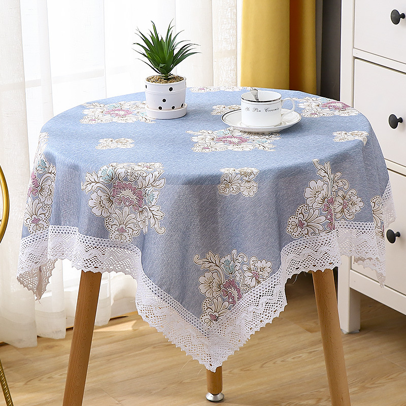 Northern Europe square golden tablecloth Simplicity modern Japanese tea table TV cabinet Gabion Table cloth Factory wholesale