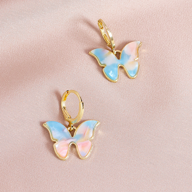 Fashion Cute  Pendent Necklace Butterfly  Earrings display picture 3