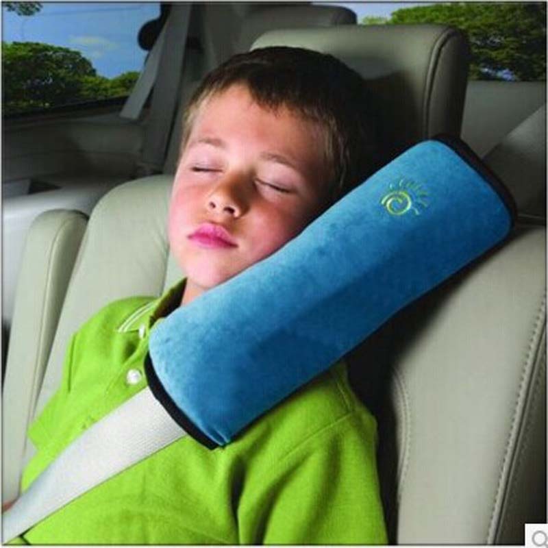 Children's Safety Belt Plush Shoulder Protector Car Safety Belt Cover Adjustment Holder Children's Cartoon Car Pillow