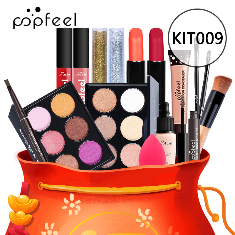 1000g Weight Makeup Set Type Of Cosmetics Paste Material Multicolor Pattern Elegant, Glam, Punk Style Elegant Glam Punk Multicolor Paste Makeup Set 15