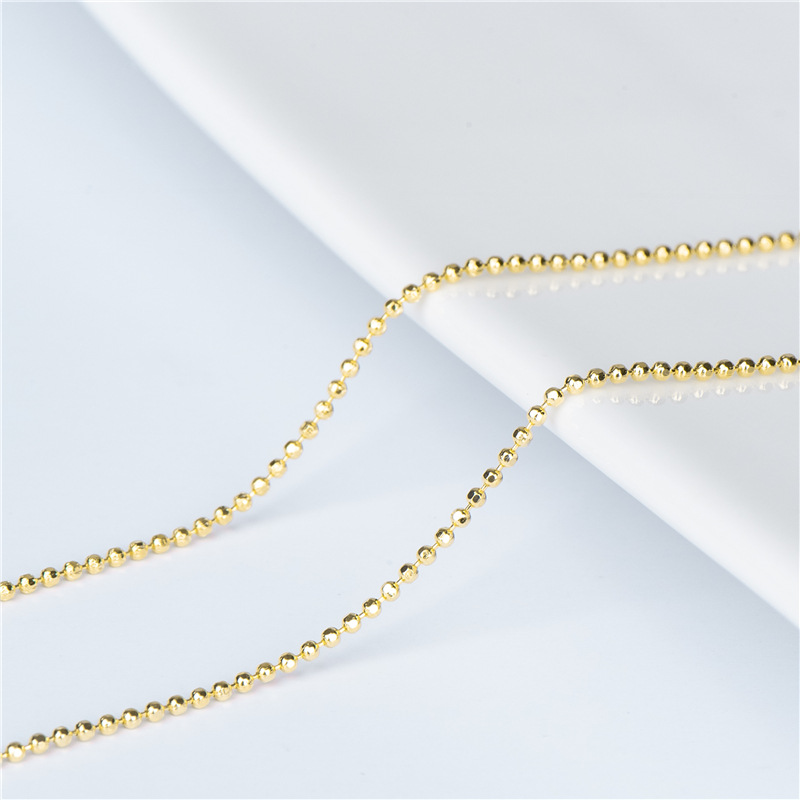 Einfacher Stil Halskette Sterling Silber Überzug Halskette display picture 3