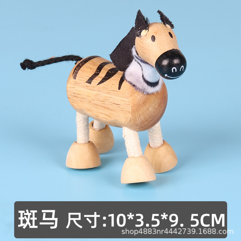 Figura Mini de Animales de Madera 18 Modelos Madera para Niños image 19