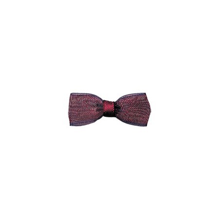 Yao Ming 2,3 cm ancho cinta arco caja de regalo embalaje pequeña flor tejida a mano arco nudo de cintura de tres puntos
