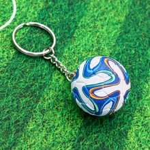 足球鑰匙扣掛件紀念品球迷小禮物包包球形掛飾鑰匙鏈學校活動禮品