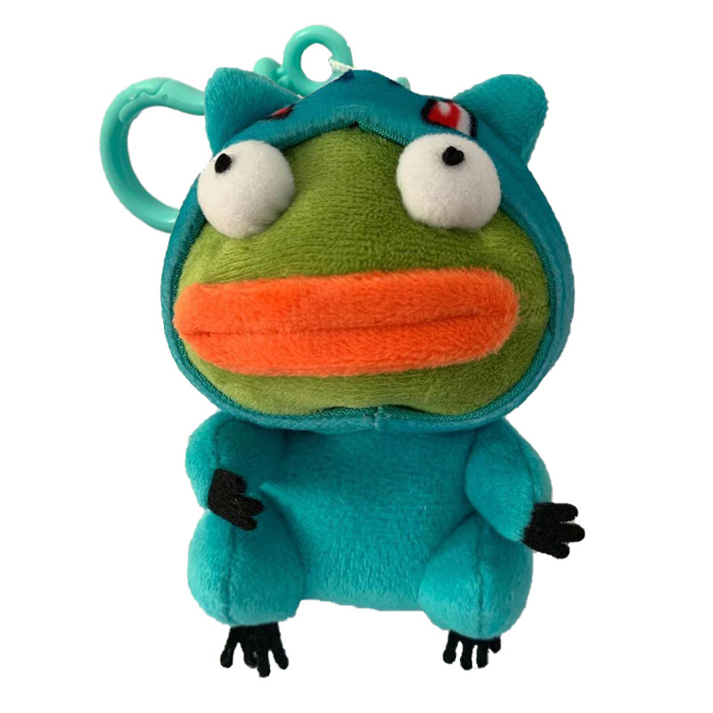 10Cm Pepe The Sad Frog Costume Plush Key Chain Ornament Doll Toy