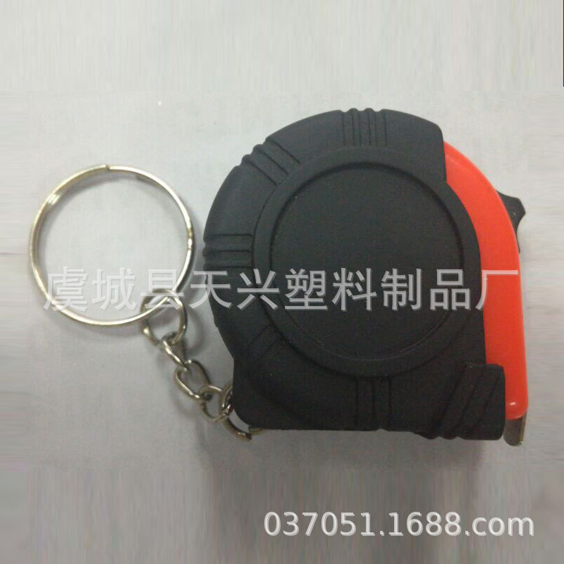 厂家批发广告礼品迷你卷尺塑料logo不干胶1米2米工具