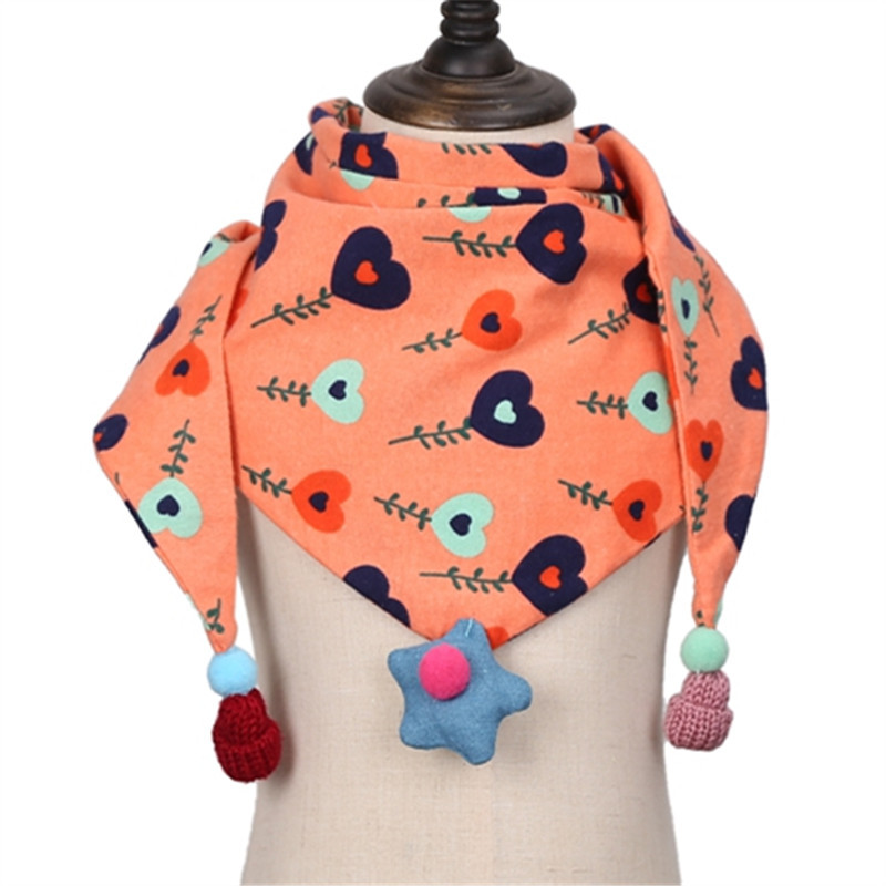 28爱心小花橘粉