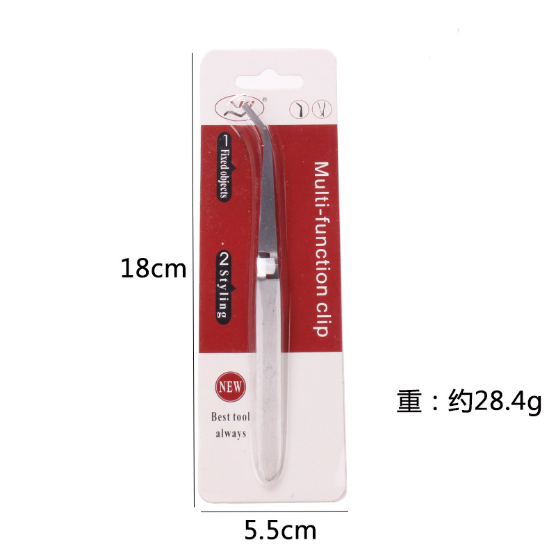 Clip de conformación de uñas Pinzas de conformación especiales de uñas de cristal Alicates de conformación de acero inoxidable Clip de conformación de extensión de fototerapia