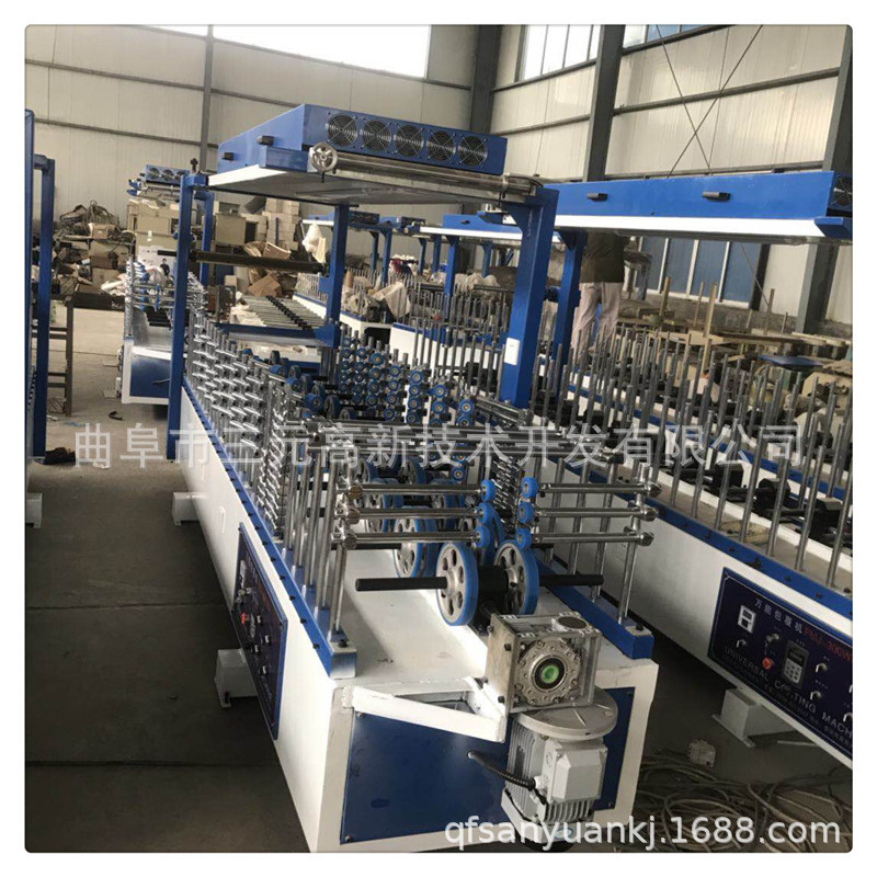 三元 WFJ-300型格栅板专用包覆机 EVA颗粒胶包覆机 移门包覆机