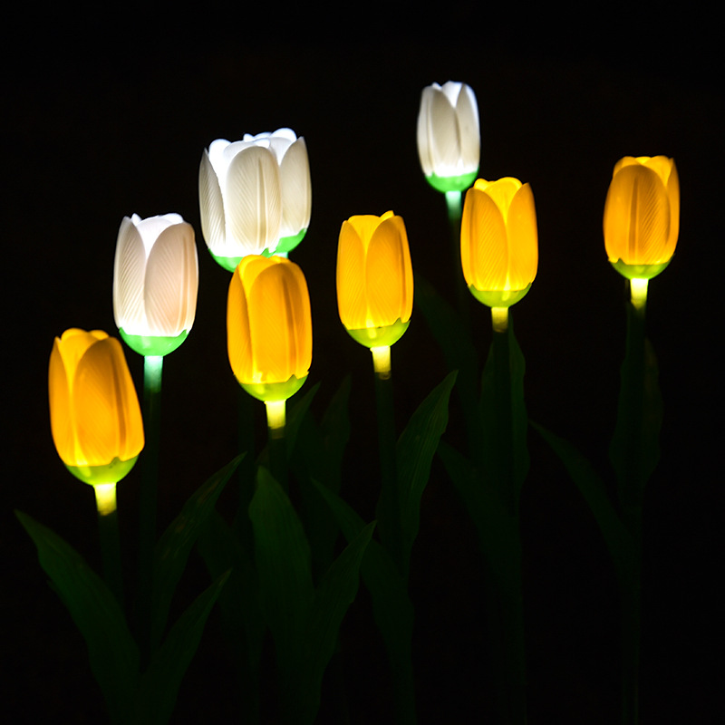 Manufacturers customized LED silicone tulips lamp outdoor landscape square land lantern light engineering bright park light