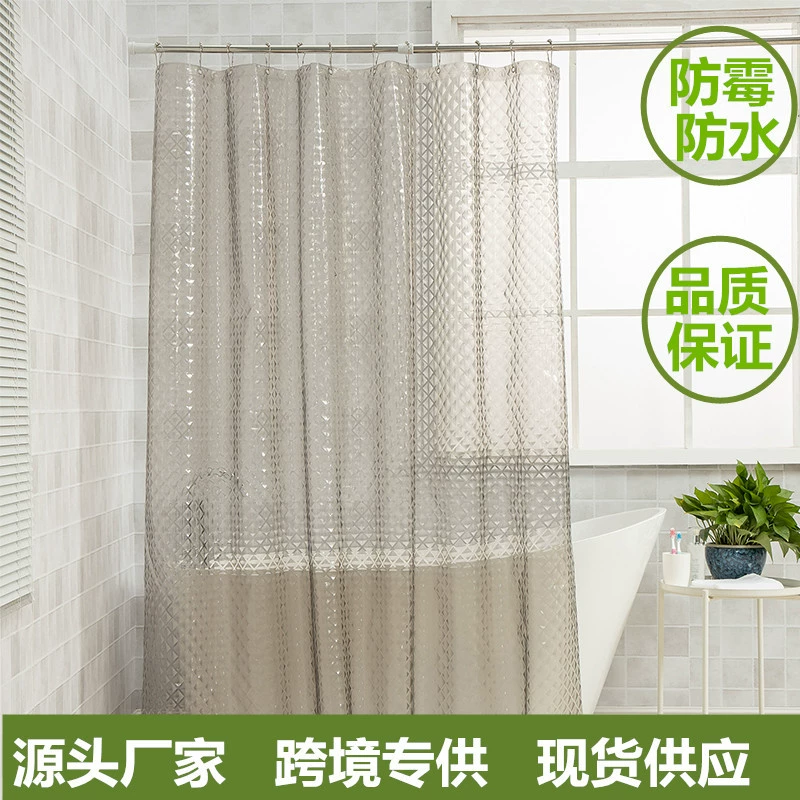 Заводская прямая неперфорированная Водонепроницаемая утолщенная занавеска для ванной комнаты душевая занавеска Ева душевая занавеска