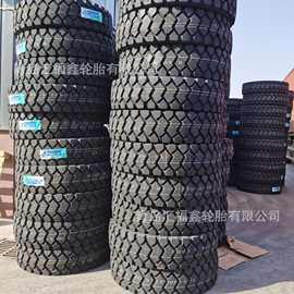 供应矿用295/80r22.5 真空胎 横向大块花纹 工况胎面配方