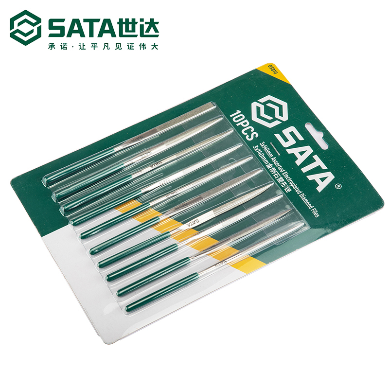 03810 10件套金刚石整形锉3x140MM   ,03810/世达