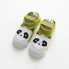 Demi-season children's socks, non-slip cartoon belt, combed cotton