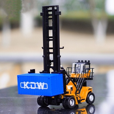 凯迪威合金工程车模型1:50集装箱空箱堆高机港口码头堆垛转运模型|ms