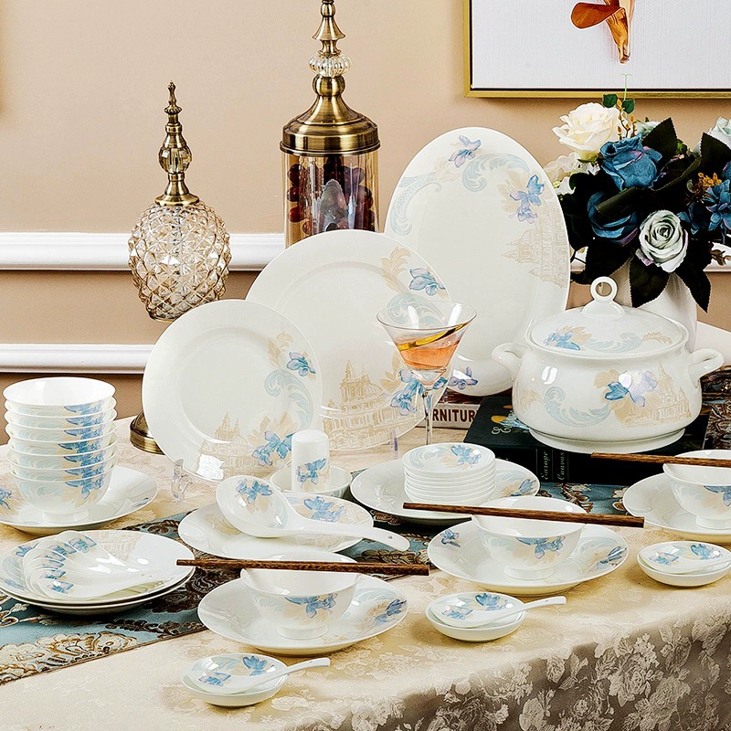 Ceramic tableware, creative porcelain set handmade, creative gift