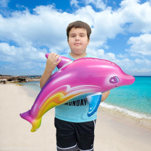 亚马逊热销 PVC充气海豚公仔  泳池派对卡通戏水儿童玩具