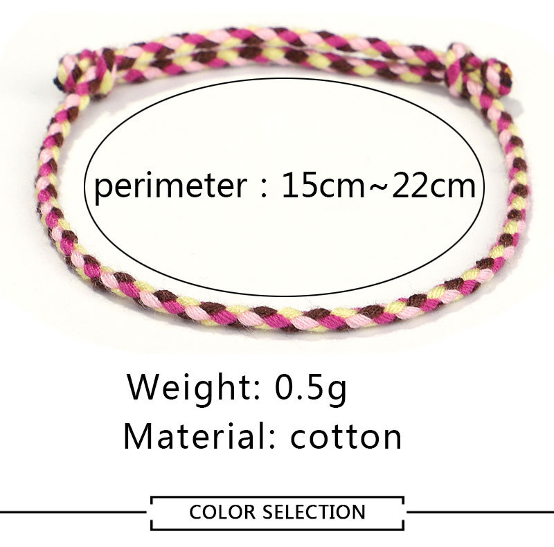 Fashion Colorful Cotton Knitting Women's Bracelets display picture 1