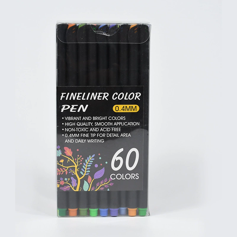 Children's liner for elementary school students, art waterproof set, watercolour, 60 pieces