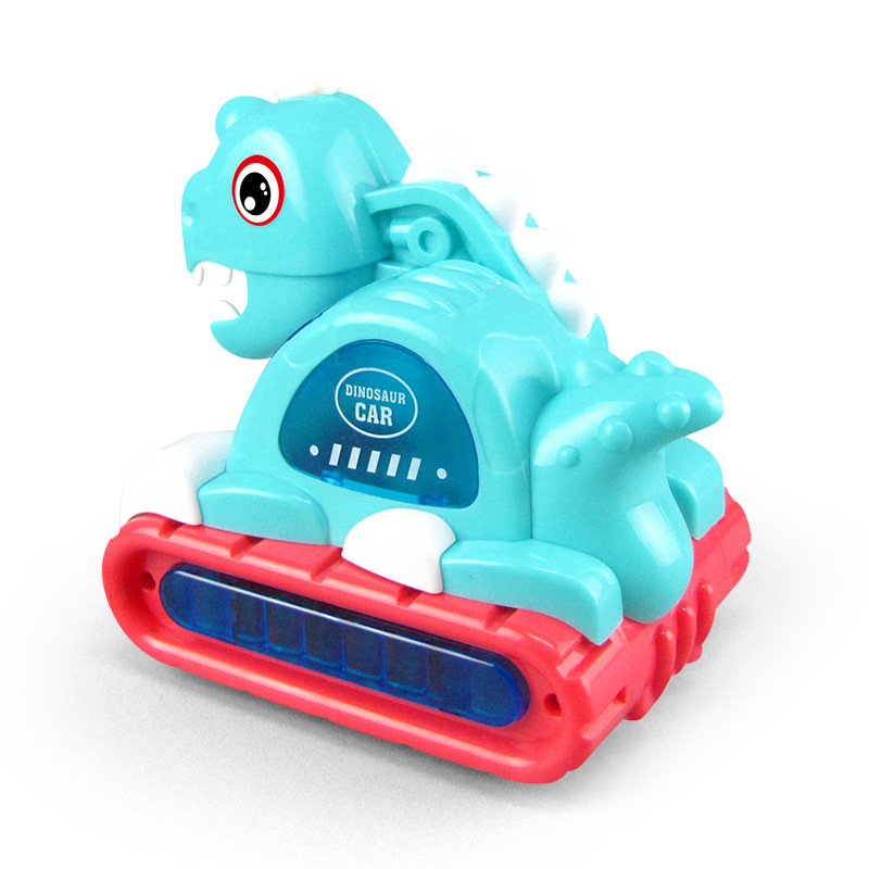 Tiktok aerosol eléctrico dinosaurio vehículo de ingeniería mezcla cemento modelo coche Universal Light Music juguete para niños