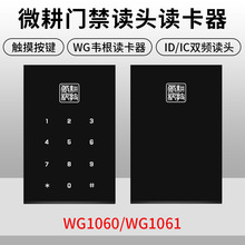 微耕門禁讀頭WG1060ID/IC密碼刷卡雙頻控制板讀卡器WG1061門禁鎖