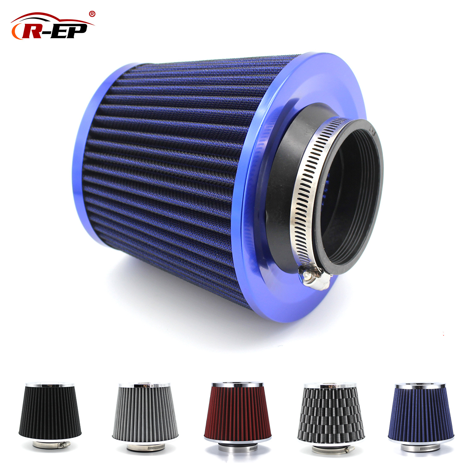 Hot Car Cold Air Intake Modified Mushroom Head Air Filter3inch Filter76mm Air Filter Element