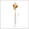 Black marble spoon