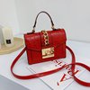 Shoulder bag, trend lock, one-shoulder bag, crocodile print, 2020, wholesale