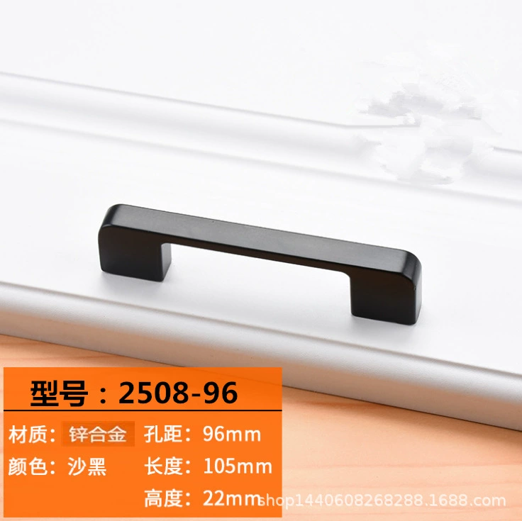 American Black Cabinet Wardrobe Hand Hand Door Door Door Door Door Modern Simple Furniture European -style Hardware Hand