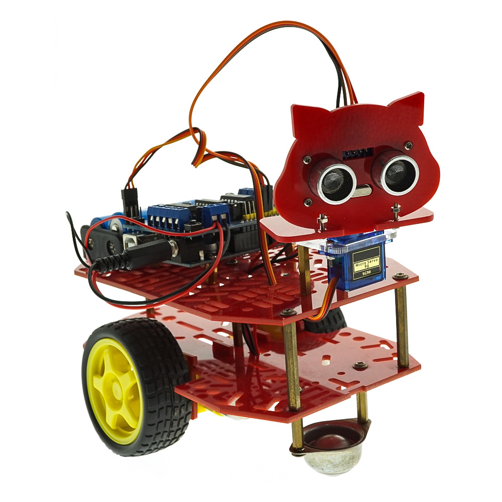 电动机器人DIY智能车套件