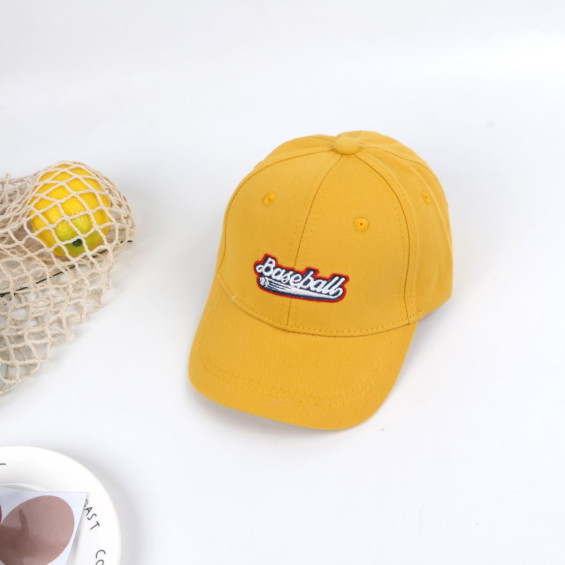 Chapeau Pour Enfants Crème Solaire D'été Nouvelle Casquette De Baseball Broderie Lettre Visière Fille Chapeau En Gros Nihaojewelry display picture 7