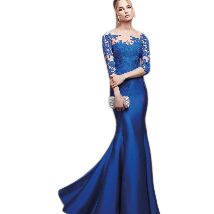 Evening Dress 2025 New One-Shoulder Fishtail Long Engagement Dress Banquet Short Slim Female Host Evening Dress