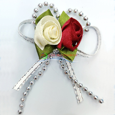 silver bar Beads tulips Ribbon Floret clothing Doll Gift box decorate DIY manual Jewelry parts