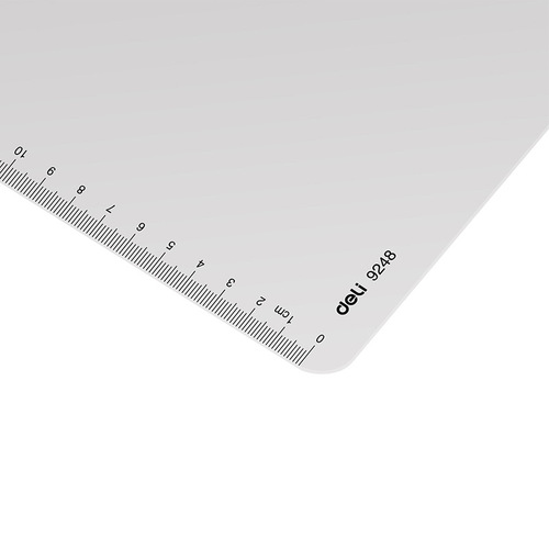 Deli 9248/9247 plastic clip A4 writing file clipboard pad two-color learning writing office stationery
