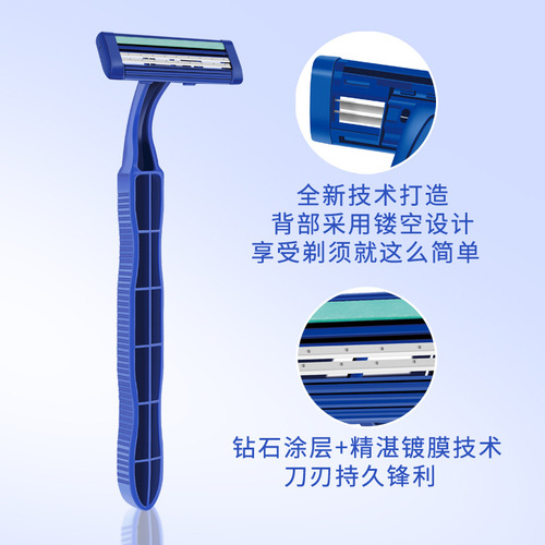 IGUETTA razor new manual disposable razor two-layer hollow design women's razor wholesale