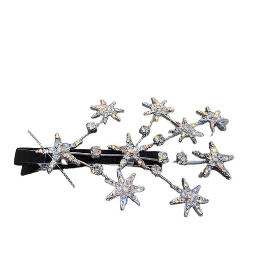 Hairpin side clip girl side bangs clip Korean Internet celebrity fairy forest super fairy duckbill clip hairpin head accessories