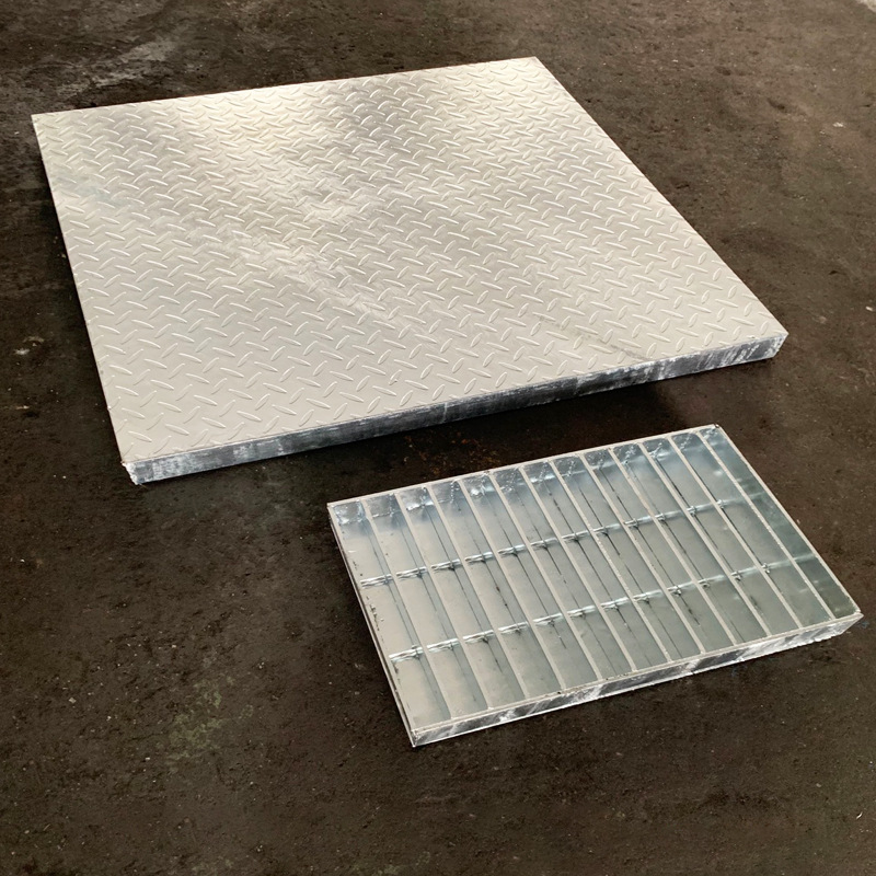 热镀锌钢格板踏步 q235重型防滑不锈钢格栅盖板 插接式镀锌沟盖板|ms