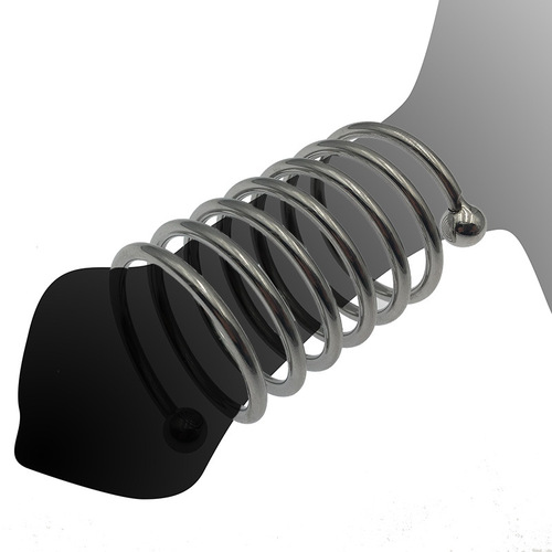 Stainless steel threaded penis ring penis cage penis expander vaginal aid sexual tool alternative passion pleasure climax toy