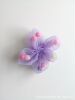 Fabric Pingwang gauze flower accessories handmade DIY with colorful beads, five -petal flower dance shoes, hair accessories with flower accessories