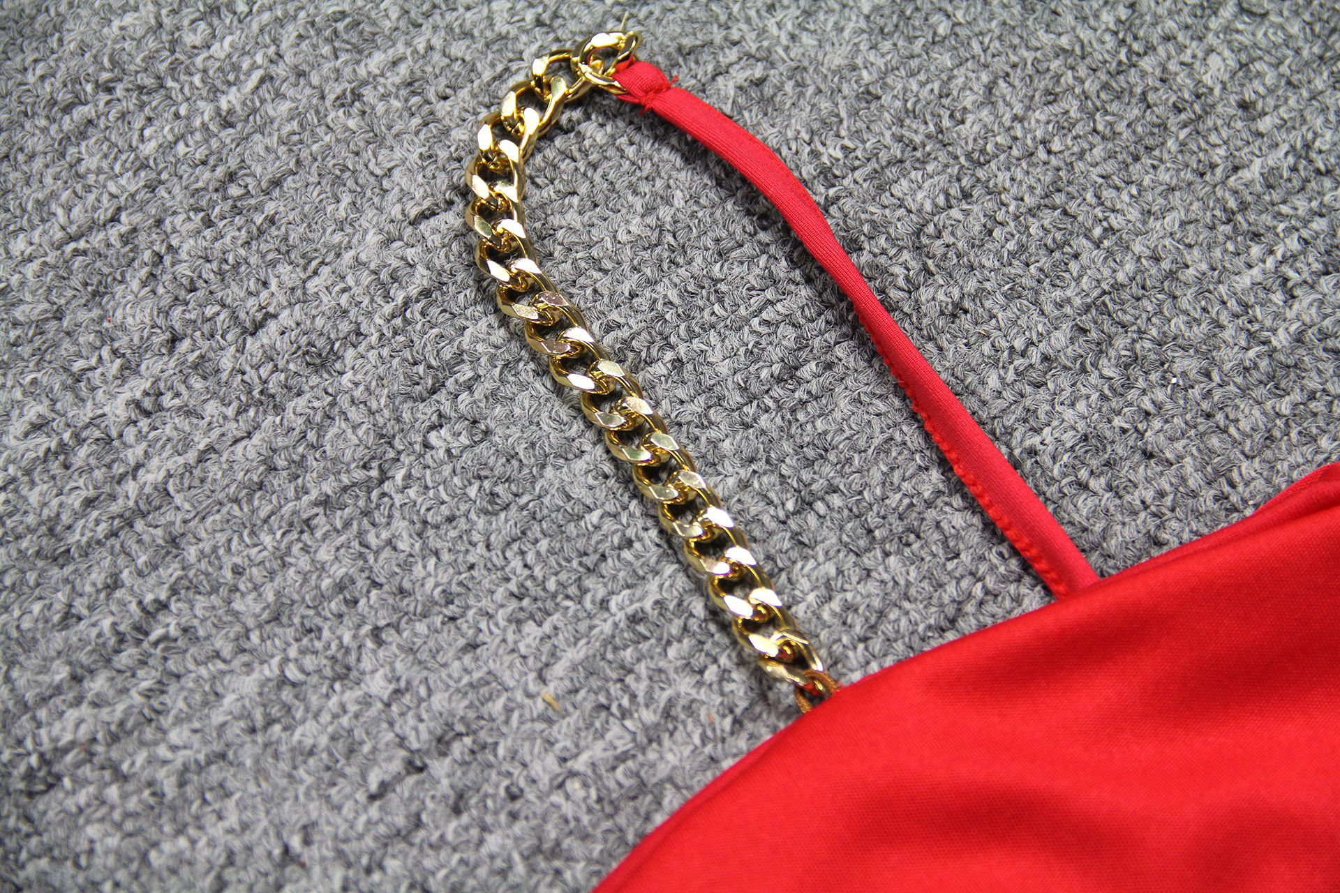 low-cut metal sling dress NSZY22119