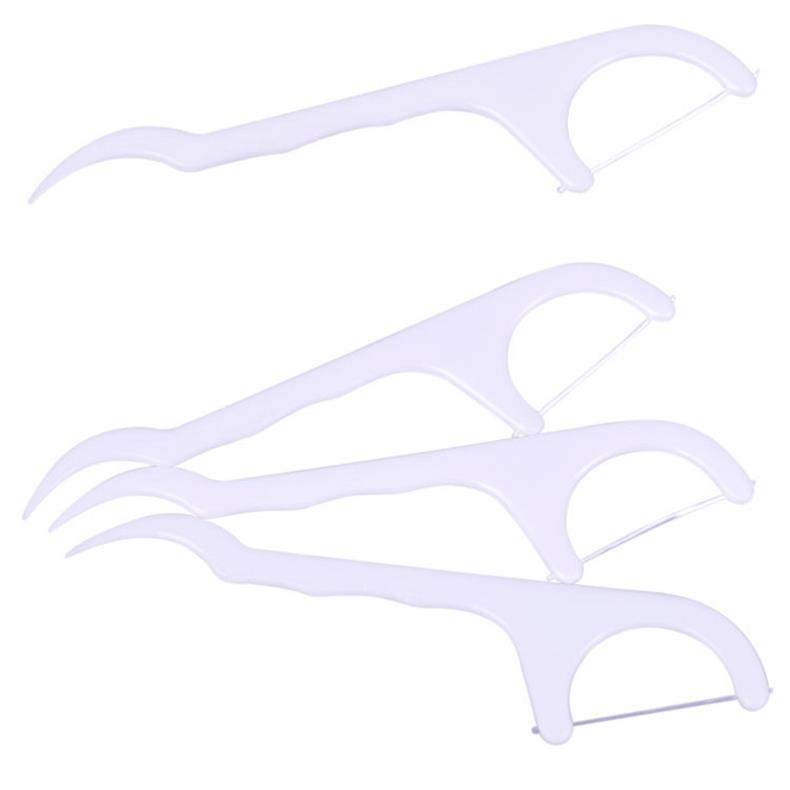Clean energy dental floss picks, dental floss picks, ultra-fine toothpicks and floss, thin flat floss picks