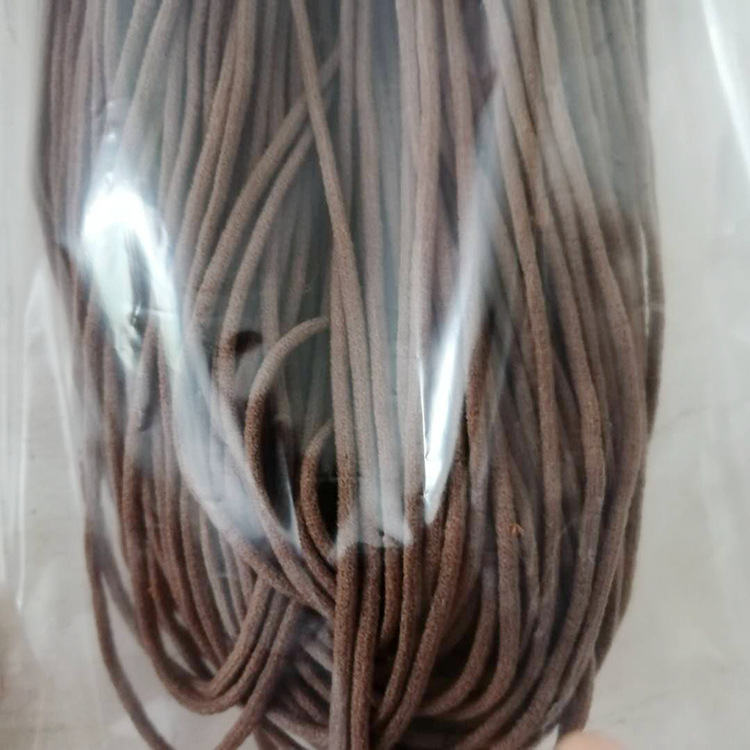 咖啡色0.3圆口罩绳